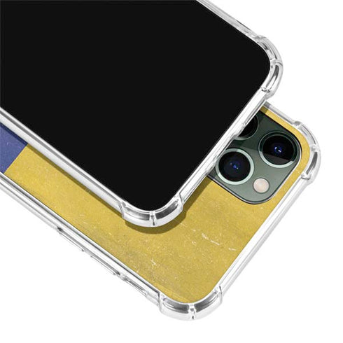 Colombia Flag Distressed iPhone 12 Pro Max Clear Case